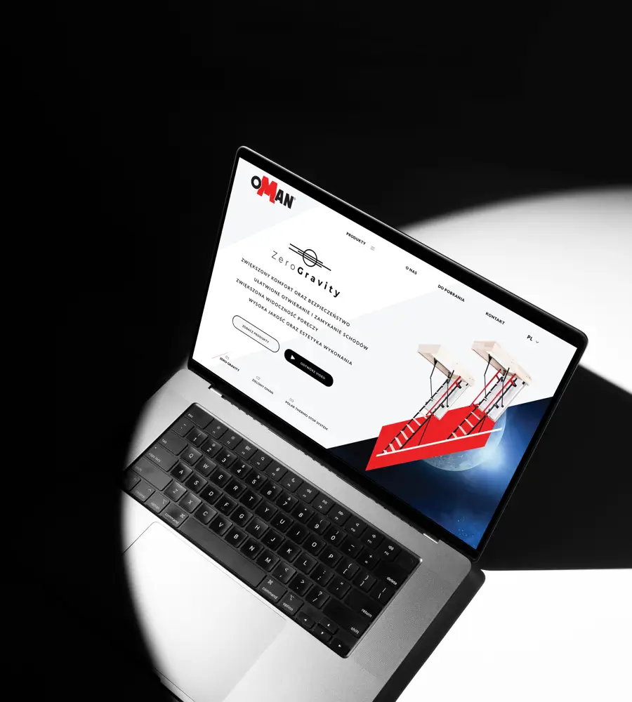 Strona internetowa dla firmy Oman