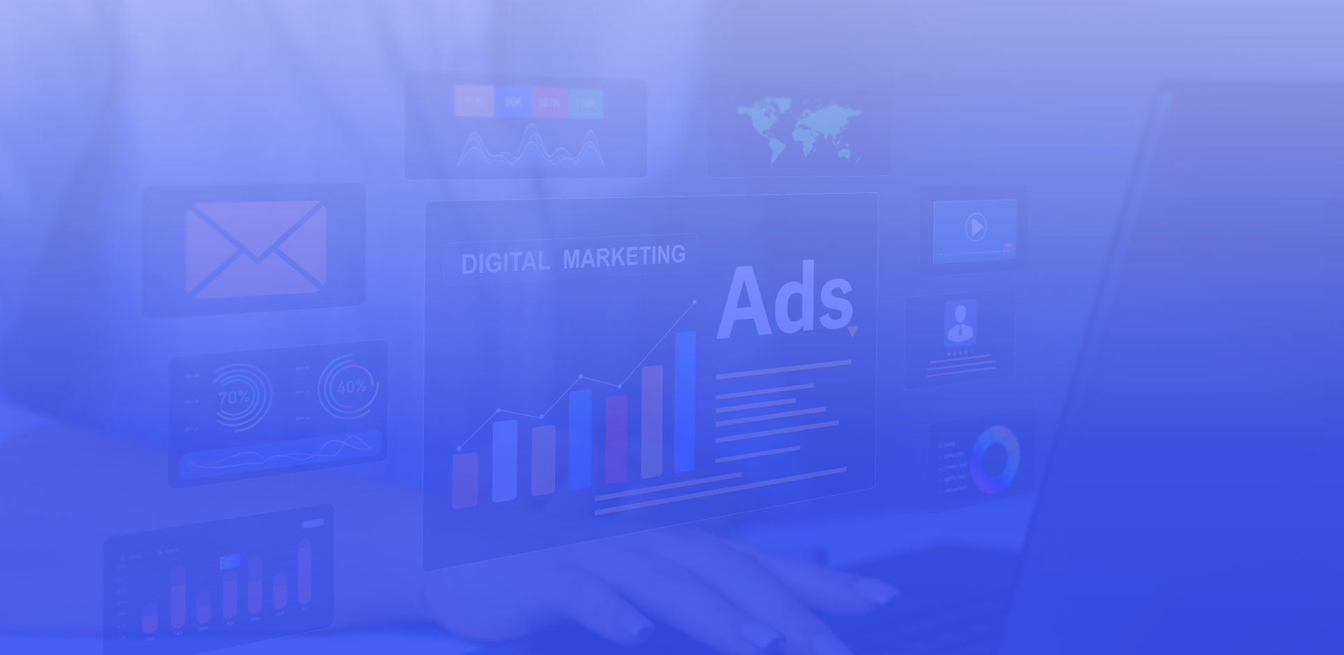 Grafika Kampanie Google Ads.