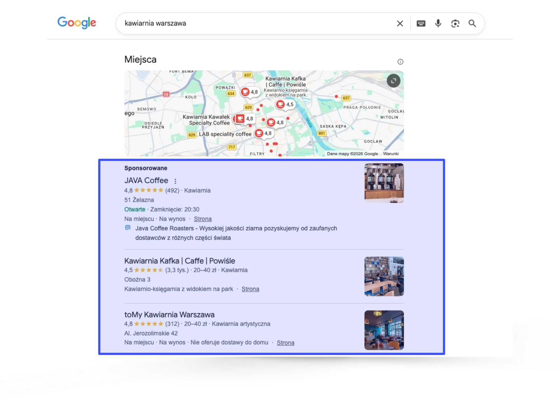 Kampanie lokalne Google